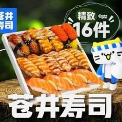 苍井寿司 三文鱼精致双人餐