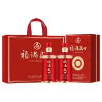 五粮液 福满盛世鸿运福 浓香型白酒52度500ml*2瓶