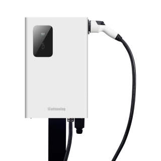 Wattsaving能效电气22kw九孔直流充电桩新能源汽车家用380V快充适配于红旗EMQ5蔚来埃安特斯拉蓝牙版 白色