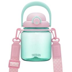 THERMOS 膳魔师 大肚壶便携运动水杯 TESA-1000 桃气青芒1000ML（送背带）