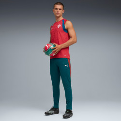 PUMA 784770 吸湿速干修身暗纹训练背心男
