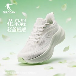乔丹 花朵鞋女运动鞋厚底减震跑步鞋2026夏季新款轻便透气网面跑鞋