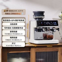 SCHNEIDER [礼物]SCHNEIDER施耐德星萃咖啡机家用小型冷萃半自动研磨一体机