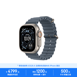 Apple 蜂窝款 智能手表  蓝色 原色 49mm