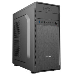 长城 商逸R41电商版商务机箱 （ATX主板/双USB3.0/走背线/0.6mm厚五金/5硬盘位/光驱位）