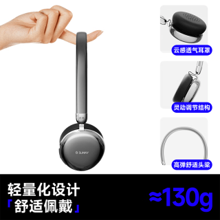 漫步者 Auro Ace 歌词 蓝牙耳机 潮屏小头戴 耳机