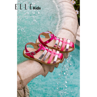 ELLE KIDS 儿童凉鞋 银粉色 27码