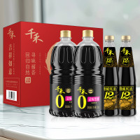 值友专享：千禾 酱油醋料酒套装 生抽蚝油组合装 4060g