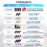 金士顿 正品u盘大容量64g金属高速车载128G电脑办公学生商务优盘