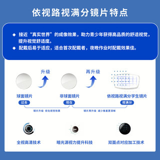 依视路 视满分镜片 1.56折射率 2片+镜架 套镜