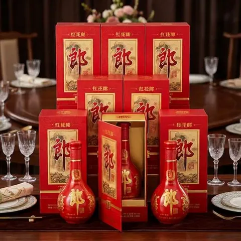 淘金币756.49元、今日必买：郎酒 红花郎10 酱香型白酒 53度 500ml*4瓶