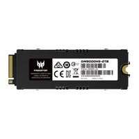 PREDATOR/宏碁掠夺者 GM9000系列 2TB M.2 NVMe PCIe 5.0 x4固态硬盘 散热片版