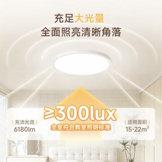 国家补贴：孩视宝 全光谱智能超薄吸顶灯 卧室书房儿童房