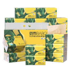 斑布 抽纸 3层120抽*24包 加大S码