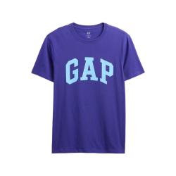 Gap 纯棉印花圆领短袖T恤