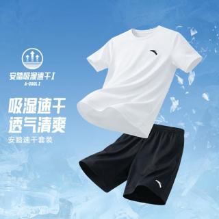 安踏 男款运动套装跑步训练服