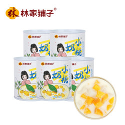 林家铺子 Linjiapuzi 林家铺子 酸奶黄桃西米露 312g*5罐