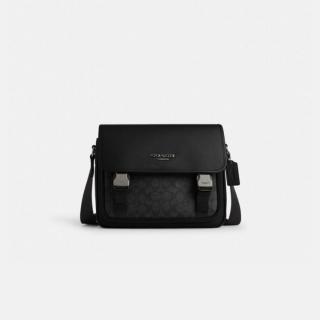 COACH RACER男士经典标志单肩斜挎邮差包