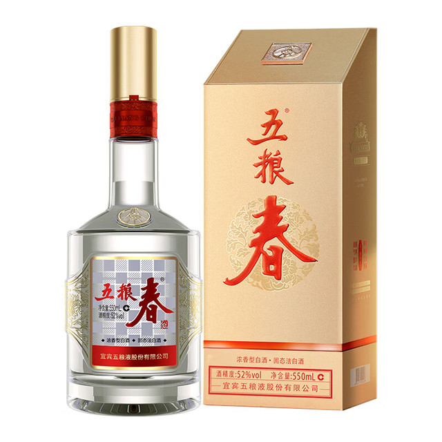 五粮液 五粮春二代 52度 550mL 单瓶
