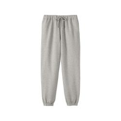 無印良品 MUJI AB1NRA6S 毛圈棉加绒 灰色 XL 男士休闲裤