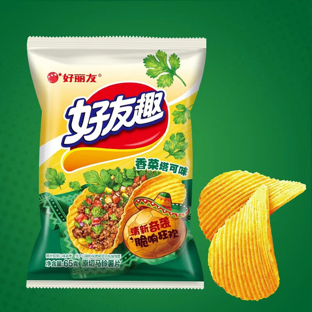 好丽友 好友趣香菜塔可味65g/袋