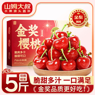 山姆大叔 国产山东大樱桃 A+特级果 22-24mm 10斤