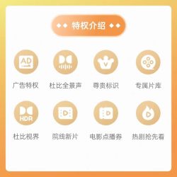 爱奇艺 视频黄金VIP会员 12个月+周卡