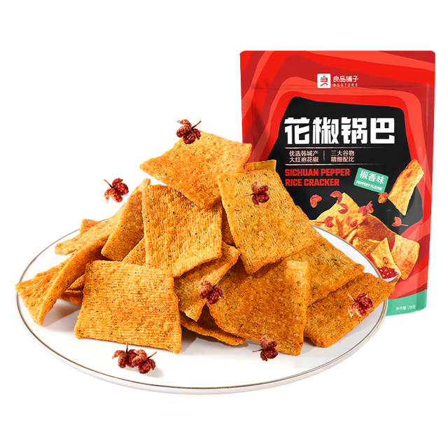 良品铺子 花椒锅巴椒香味108g