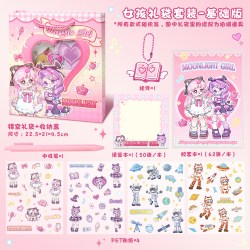 上文比特 六一儿童节礼物小学生仪式感创意小礼品伴手礼红苹果文具套装笔记本本子手账礼盒儿童女孩幼儿园开学生日礼物