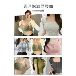 糖粒 大码内衣女大胸显大小胖mm聚拢收副乳防下垂薄款调整型文胸罩薄 雪松绿 90E