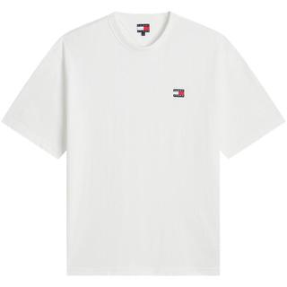 TOMMY HILFIGER 男士纯棉刺绣正肩短袖T恤