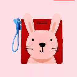 思笔乐 卡通活页日记本可拆卸笔记本可爱动物手工毛毡本小学生日记本记事本