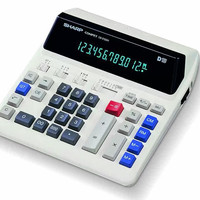 SHARP CS-2122H插电源LED荧光屏电脑按键计算器银行财务用计算机CS2122H