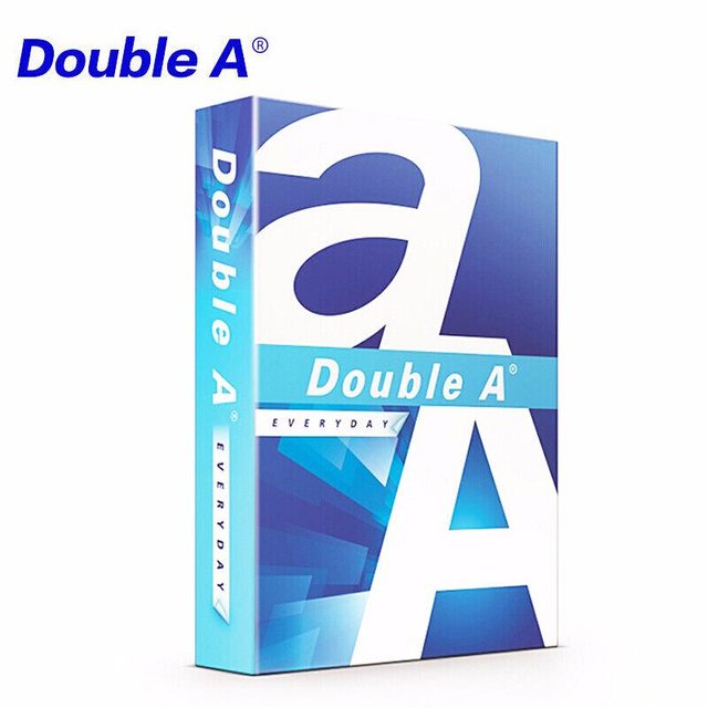 Double A 打印纸达伯埃泰国原装进口70克复印纸A3A4白色单包500张80g多省包邮画画实惠家用双面打印作业绘画纸