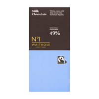 WAITROSE & PARTNERS/维特罗斯 黑巧克力49%纯可可脂 100g