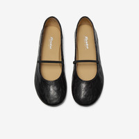 Bata 玛丽珍女春商场羊皮浅口软底娃娃鞋 53967AQ5