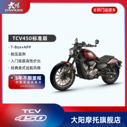 大阳电动车 大阳（DAYANG）TCV450美式巡航车水冷V型双缸 星耀蓝 豪华版