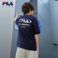 FILA/斐乐 液氨整理儿童短袖T恤