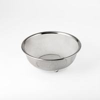 無印良品 MUJI 不锈钢沥水盆 M号 直径19.5cm 厨房洗菜盆