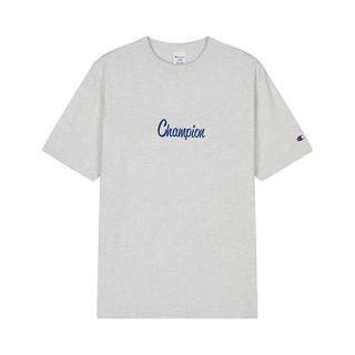Champion 纯棉印花 燕麦色 S 男士T恤