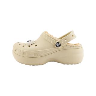 CROCS 卡骆驰 经典款云朵暖棉洞洞鞋