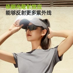 佑美 巨好看防晒帽子女士夏季款大帽檐空顶遮阳帽运动可折叠太阳帽无痕