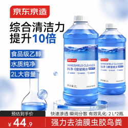 京东京造 jz-kjbls-00 玻璃水 2L*2瓶