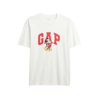 Gap 男女装夏季款纯棉卡通印花logo短袖