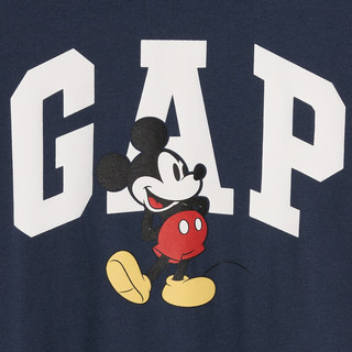 Gap 821805 纯棉卡通印花 海军蓝 XL 男士T恤