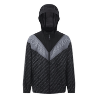 波司登 防晒衣男 黑底字母 2XL 户外风衣