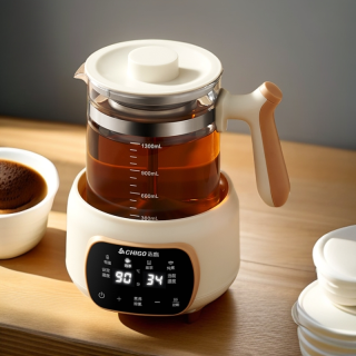 志高 蒸汽喷淋式煮茶器养生壶烧水壶电热水壶家用办公室花茶果茶壶