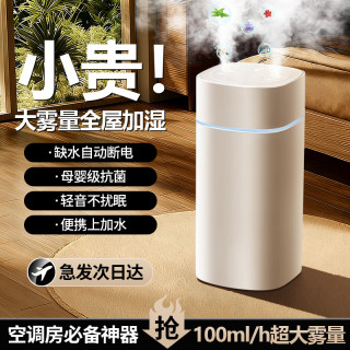 Niye 加湿器2026新款家用静音卧室空气净化孕妇婴儿专用车载