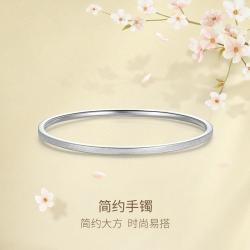 周六福 女士银手镯 YSZ0034