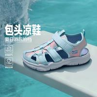 斯凯奇 透气 女童凉鞋 防踢护趾  37